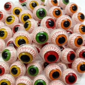 Wholesale Halal 18g Eye Ball Shape Candy 3D Eyeball Soft Gummy Candy
