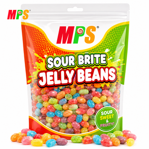 Sour Jelly Beans Bulk Assorted 2-in-1 Fruit Flavored
