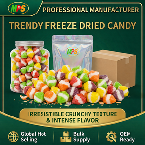 Custom Freeze Dried Sweets Candy Assorted Wholesale Private Label Halal Gummy Candy Bulk