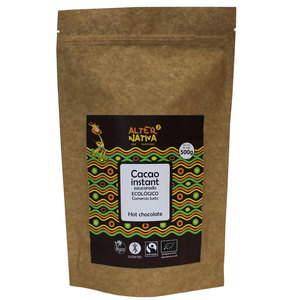 Organic Fairtrade Unsweetened Hot Chocolate Instant Cocoa Powder