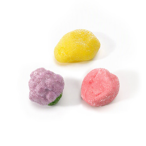 OEM Private Label Fruit Marshmallow Candy Jam Filled Soft Candy Individually Wrapped